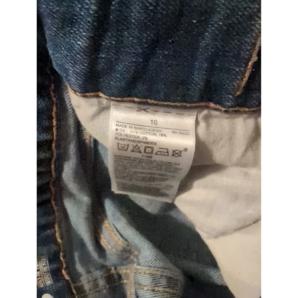 Old Navy Boys Size 10 Straight Built In Tough Flex Adjustable Waist Jeans